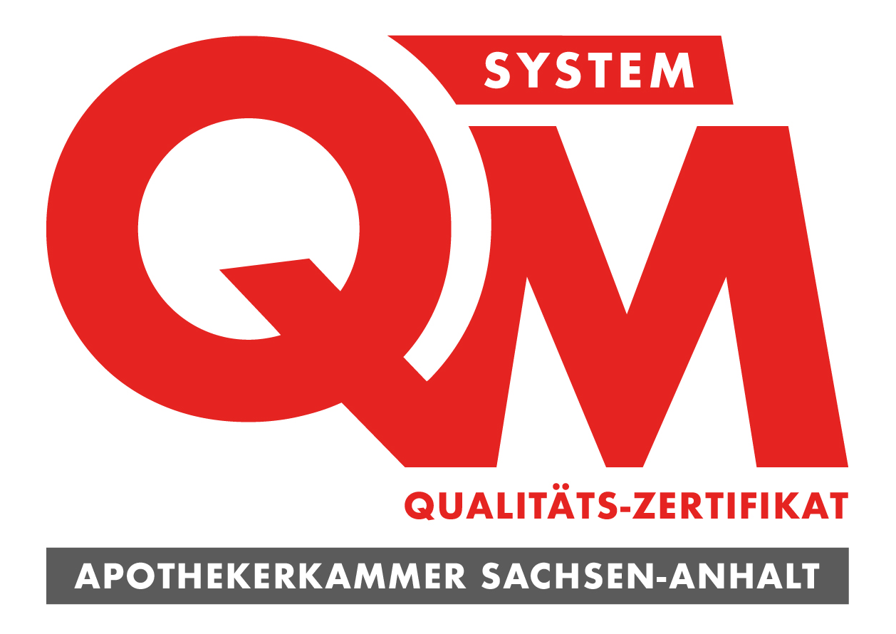 QM-Logo der Apothekerkammer Sachsen-Anhalt